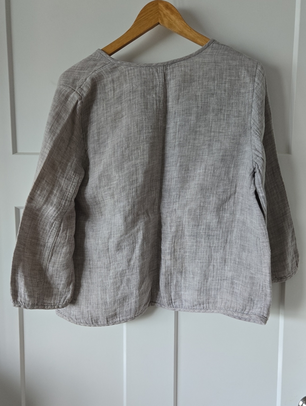Eileen Fisher Linen Jacket - Picture 4 of 4